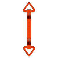 СТ2З стропы одиночные с двумя металлическими звеньями